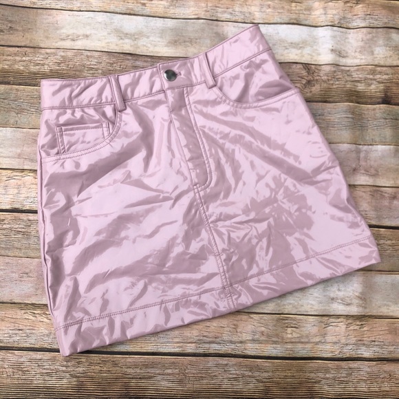 NWT LPA 416 Vinyl Skirt - Picture 2 of 5